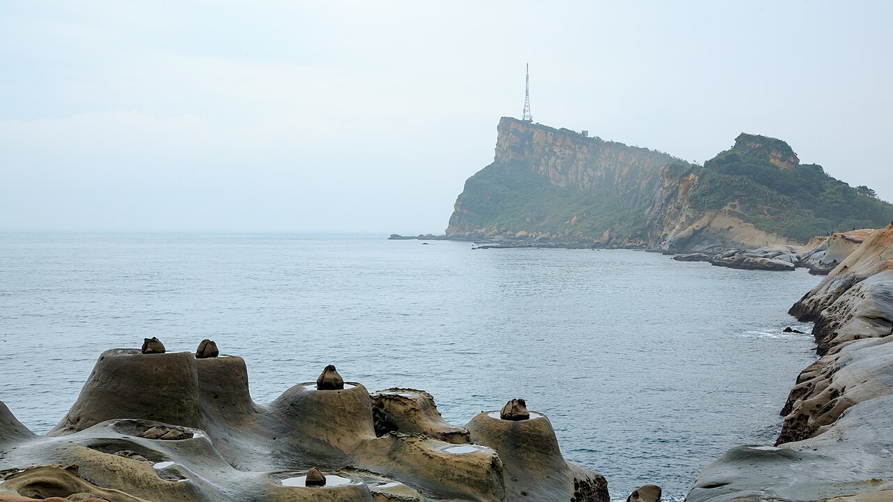 新北野柳地質公園海岸與岩石地形景觀
